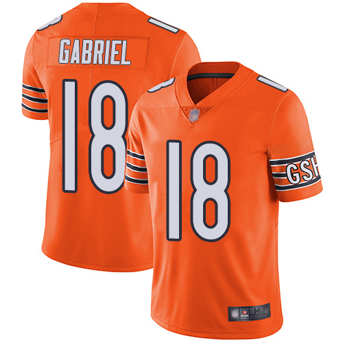 Chicago Bears Limited Orange Men Taylor Gabriel Alternate Jersey NFL Football #18 Vapor Untouchable
